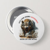 結束して本の禁止に対してカスタム設計されたボタン 缶バッジ (正面&裏面)