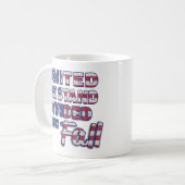 結束のタイポグラフィー コーヒーマグ コーヒーマグカップ (正面左)