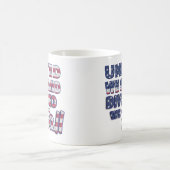結束のタイポグラフィー コーヒーマグ コーヒーマグカップ (中央)