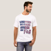 結束のタイポグラフィTシャツ Tシャツ (正面フル)
