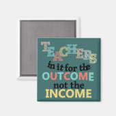 結果に対する先生 マグネット (正面/裏面)