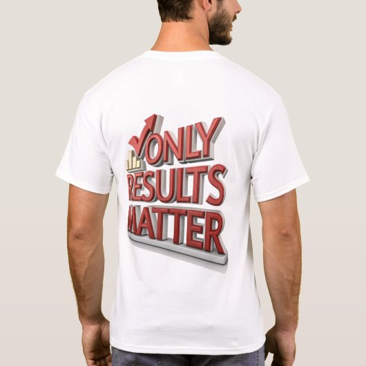結果のみ Tシャツ (裏面)