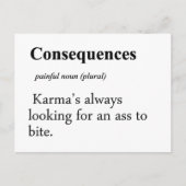 結果の定義 ポストカード (正面)