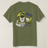 結果は免罪符ではない Tシャツ (デザイン裏面)