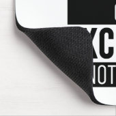 結果や言い訳は両方ともない マウスパッド (コーナー)