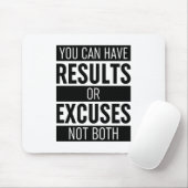 結果や言い訳は両方ともない マウスパッド (マウス)