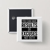 結果や言い訳は両方ともない 缶バッジ (正面&裏面)