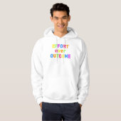 結果より努力のモチベーションTシャツ パーカ (正面フル)