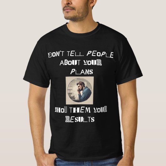 結果を表示する(計画ではない) Tシャツ (正面)