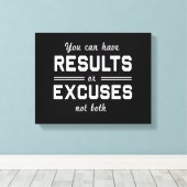 結果又は弁解 キャンバスプリント (インサイチュ (ウッドフロア))