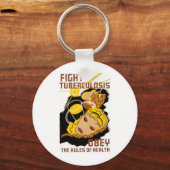 結核と闘う キーホルダー (正面)