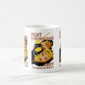 結核と闘う コーヒーマグカップ (中央)