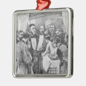 結核のトリートメント メタルオーナメント (左)