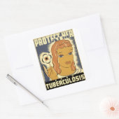 結核保護で スクエアシール (封筒)