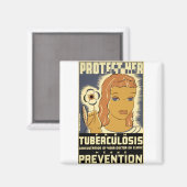 結核保護で マグネット (正面/裏面)