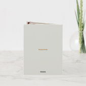 結王室の合を望むグ結婚レイの挨拶 サンキューカード (裏面)