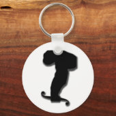 結石のサル キーホルダー (正面)