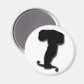 結石のサル マグネット (正面/裏面)