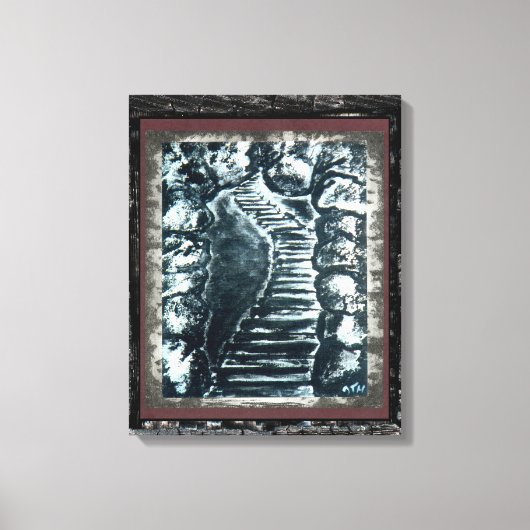 結石経路 キャンバスプリント (正面)