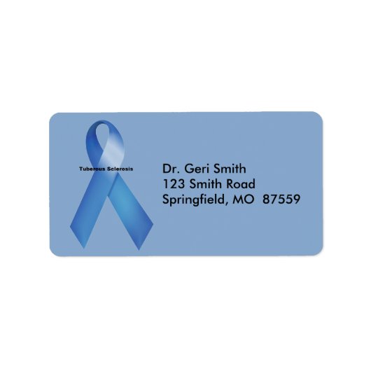 結節性硬化症 ラベル (正面)