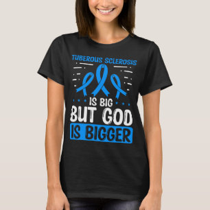 結節硬化症認識度神TSCリボン Tシャツ