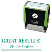 「結素晴らし果!」 グレーディング用ゴム印 セルフインキングスタンプ (インサイチュ)