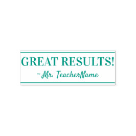 「結素晴らし果！」 グレーディング用ゴム印 セルフインキングスタンプ