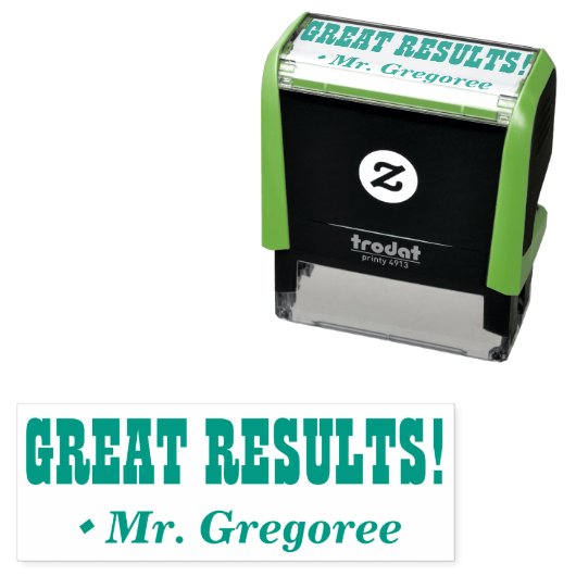 「結素晴らし果！」 割り当てグレーディングラバースタンプ セルフインキングスタンプ (インサイチュ)