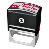 「結素晴らし果!」 確認用ゴム印 セルフインキングスタンプ (商品)