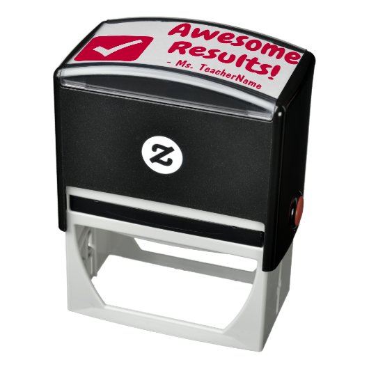 「結素晴らし果！」 確認用ゴム印 セルフインキングスタンプ (商品)