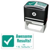 「結素晴らし果！」 確認用ゴム印 セルフインキングスタンプ (インサイチュ)