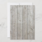 結素朴び結婚式招待状 招待状 (裏面)