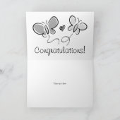 結結婚婚夫婦のかわいいグリーティングカード シーズンカード (内部)