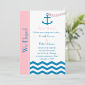 結結婚婚延長発表招待状 招待状 (スタンド正面)