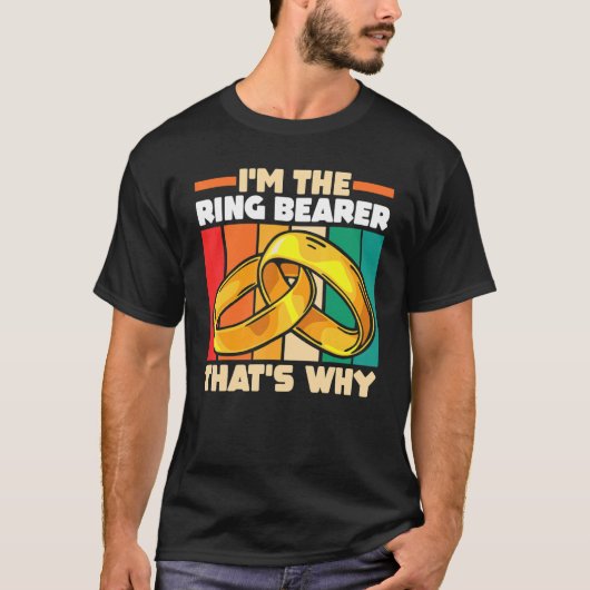 結結婚婚式私はリングや輪Th Tシャツ (正面)