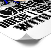 結腸がんには耐えられない ポスター (角)