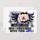 結腸がんには耐えられない ポストカード (正面/裏面)