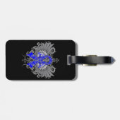 結腸がんカッコいい翼 ラゲッジタグ (裏面横)