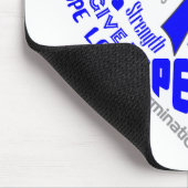 結腸がん認識度ハート語 マウスパッド (コーナー)