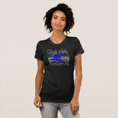 結腸癌の印刷の信頼愛希望 Tシャツ (正面フル)