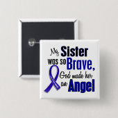 結腸癌の天使1の姉妹 缶バッジ (正面&裏面)