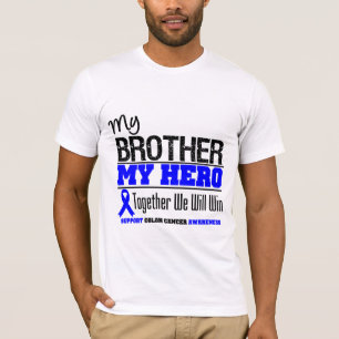 結腸癌私の兄弟私の英雄 Tシャツ