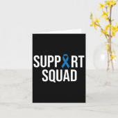 結腸直腸がん結腸がんブルーリボン カード (黄色い花)