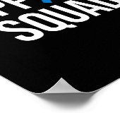 結腸直腸がん結腸がんブルーリボン ポスター (角)