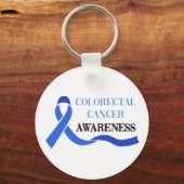 結腸直腸がん認識度 キーホルダー (正面)