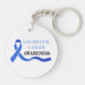 結腸直腸がん認識度 キーホルダー (裏面)