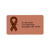 結腸直腸がん ラベル (正面)