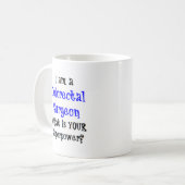 結腸直腸外科医 コーヒーマグカップ (正面左)