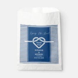 結航海のび結びネイビーストライプブルー結婚ズ フェイバーバッグ