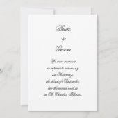 結葉婚/駆け落ち発表 案内状 (裏面)